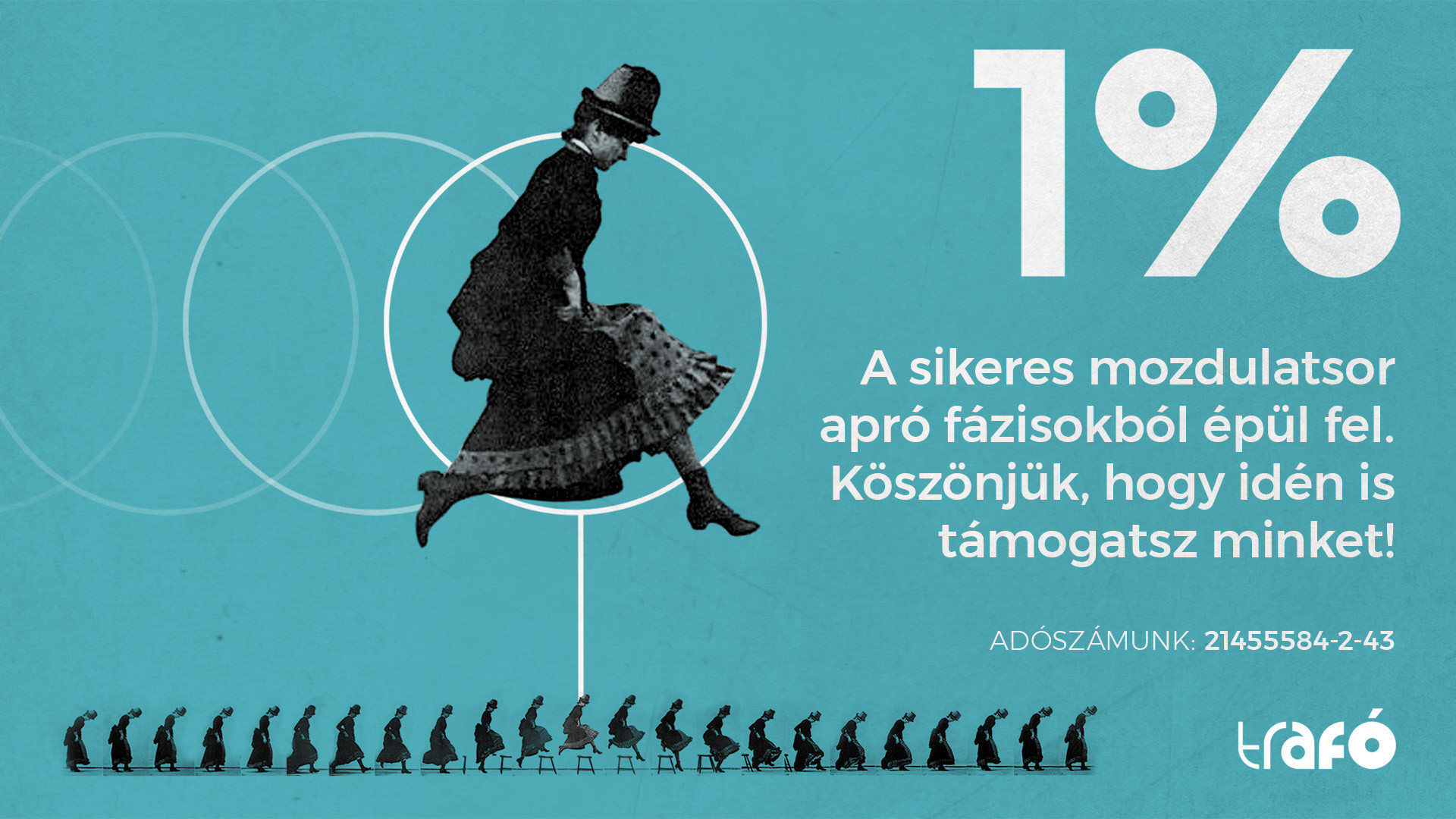 1% támogatás – 100% kortárs művészet!